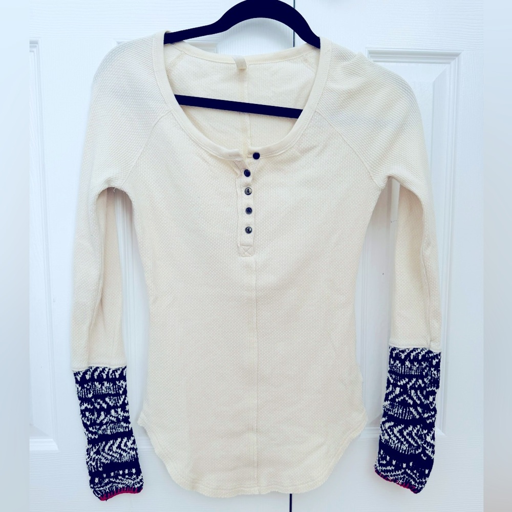 Free People Thermal Shirt